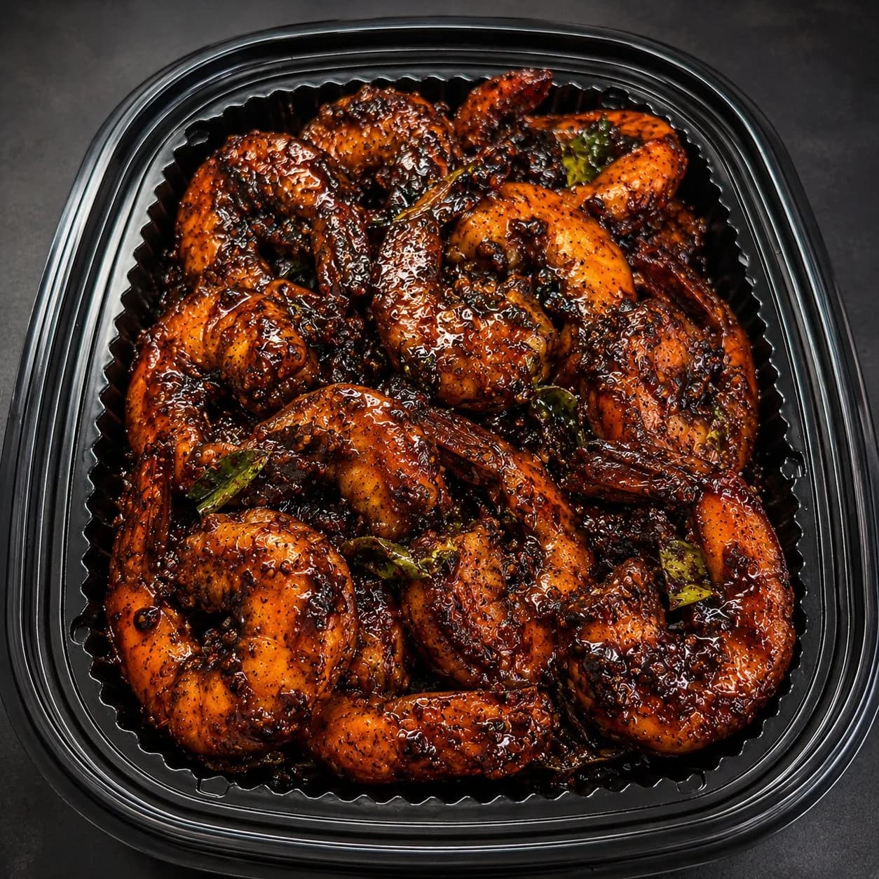 Black Pepper Prawns