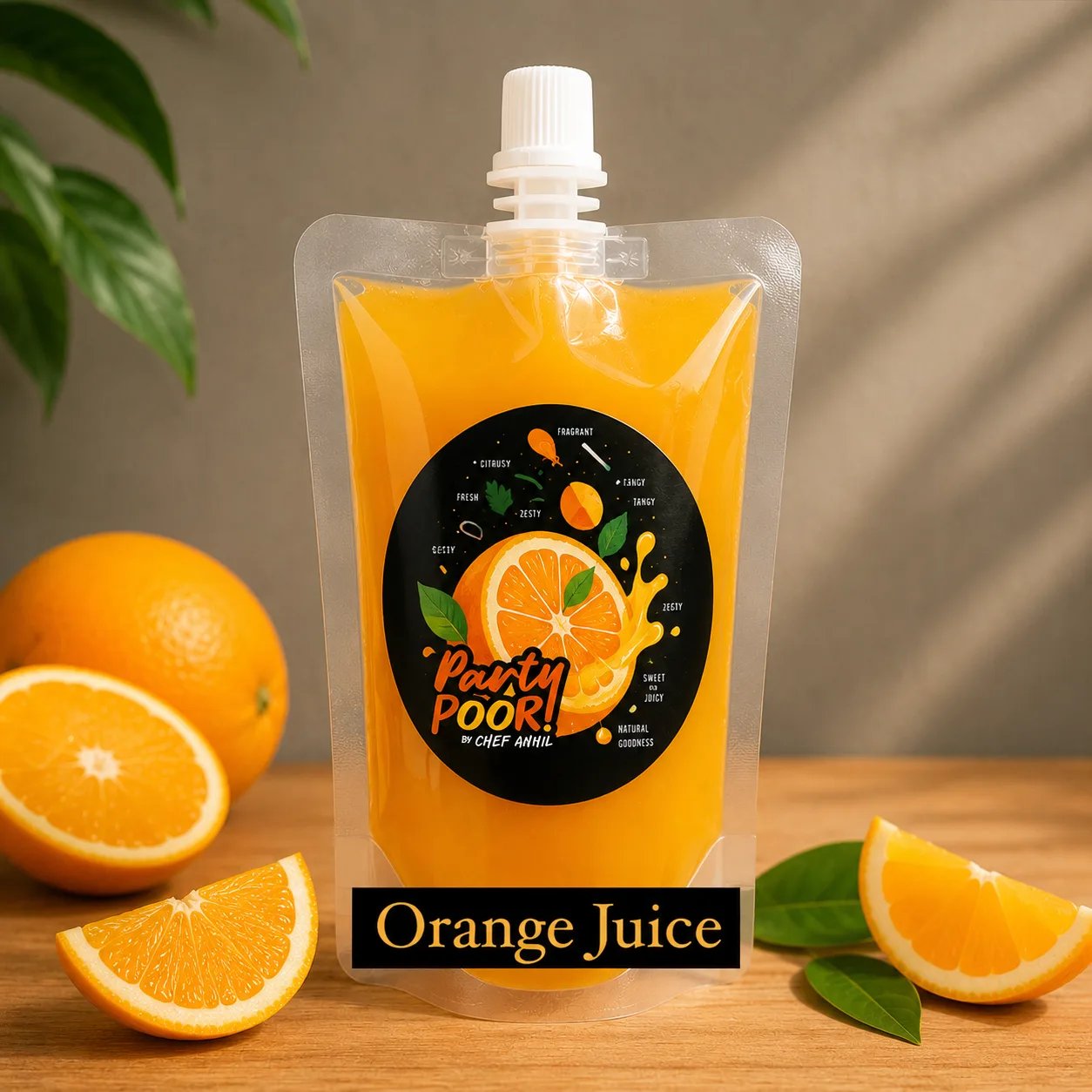 Orange Juice Pouch
