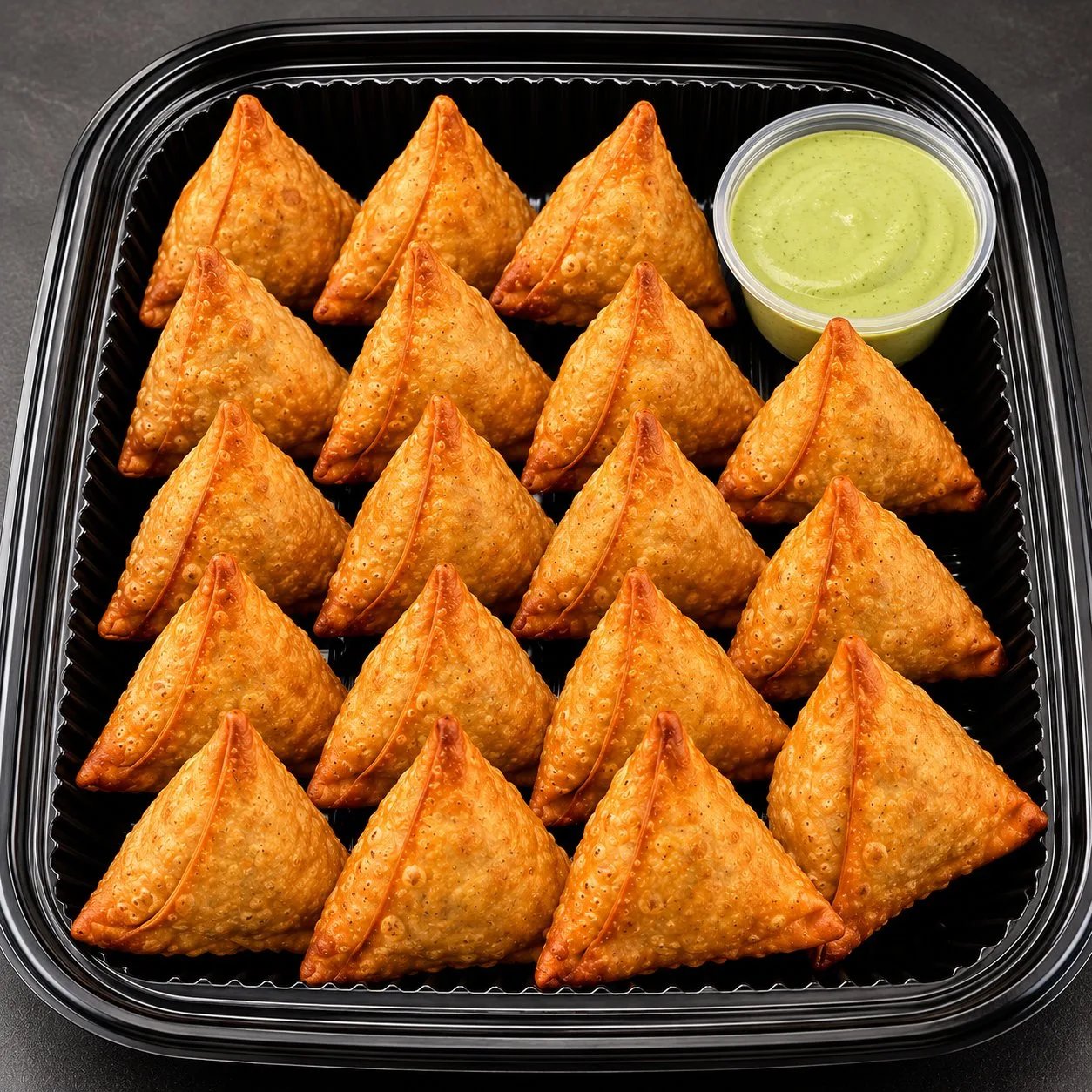 Indian Samosa with Jalapeño Mayo