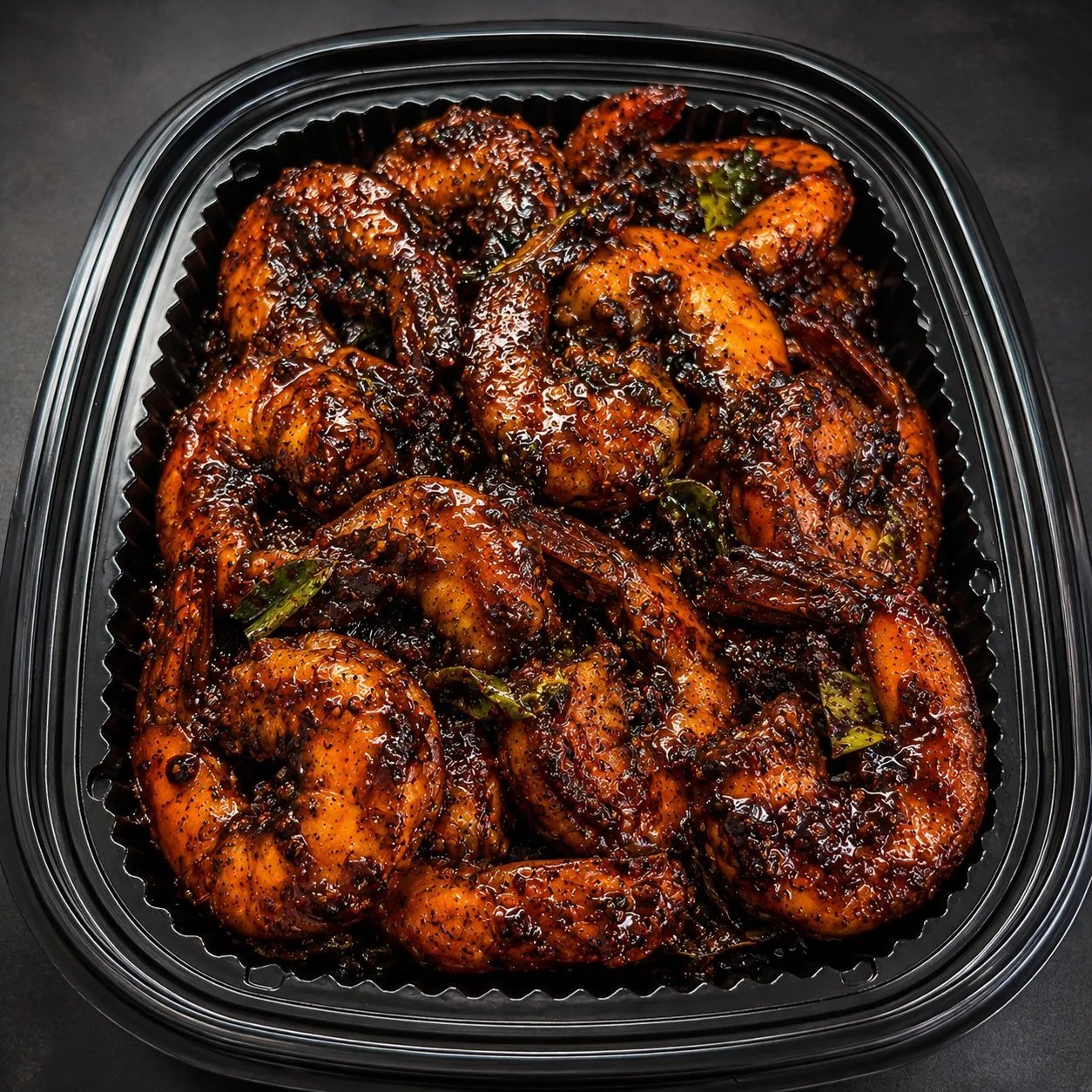 Black Pepper Prawns